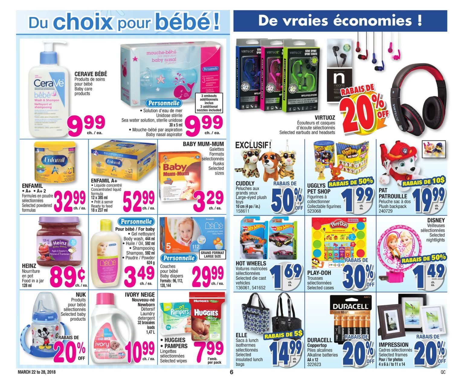 Jean Coutu Weekly Flyer Always There To Make Me Save Mar 22