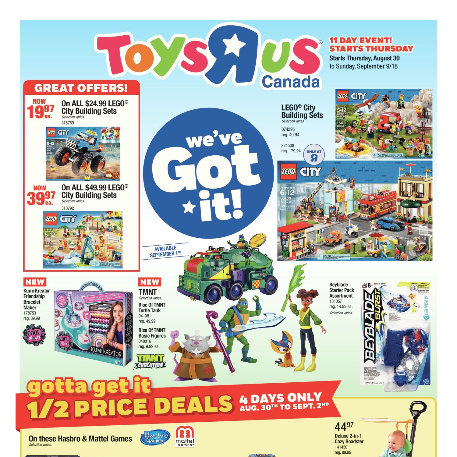 Toys R Us Weekly Flyer 11 Day Event We Ve Got It Aug 30 - amazon com mermaids sandcastles character roblox figure