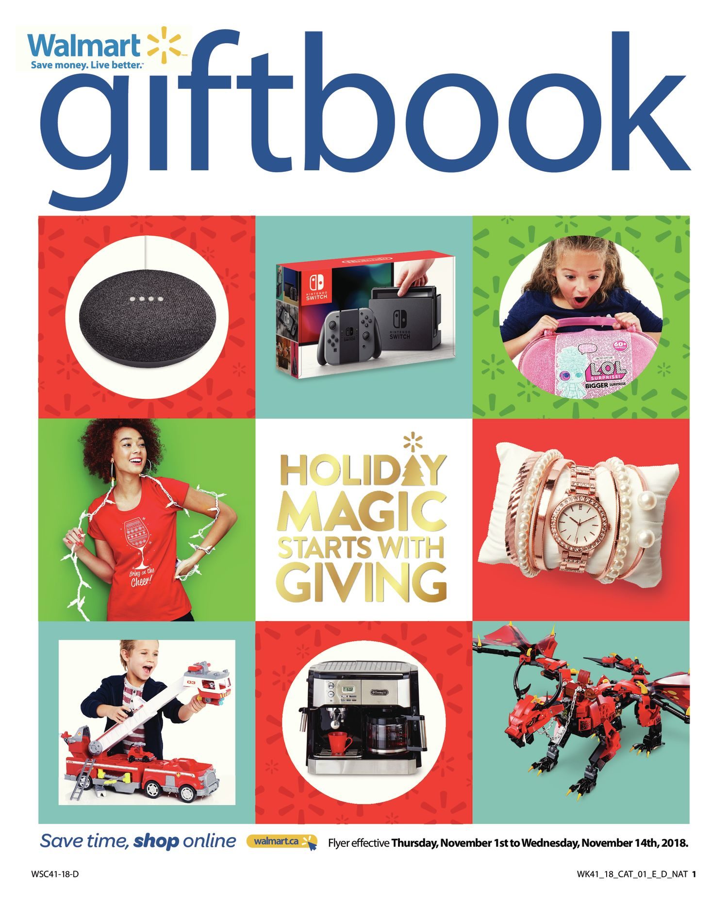 Walmart Weekly Flyer Giftbook Holiday Magic Starts With Giving Nov 1 14 Redflagdeals Com - roblox holiday magic 2018