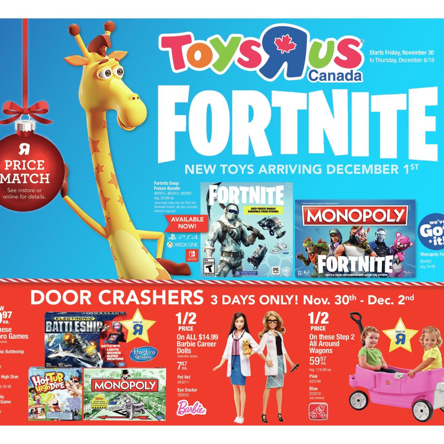 Toys R Us Weekly Flyer Weekly Fortnite Nov 30 Dec 6 - water texture brickblock decal on all sides and y roblox