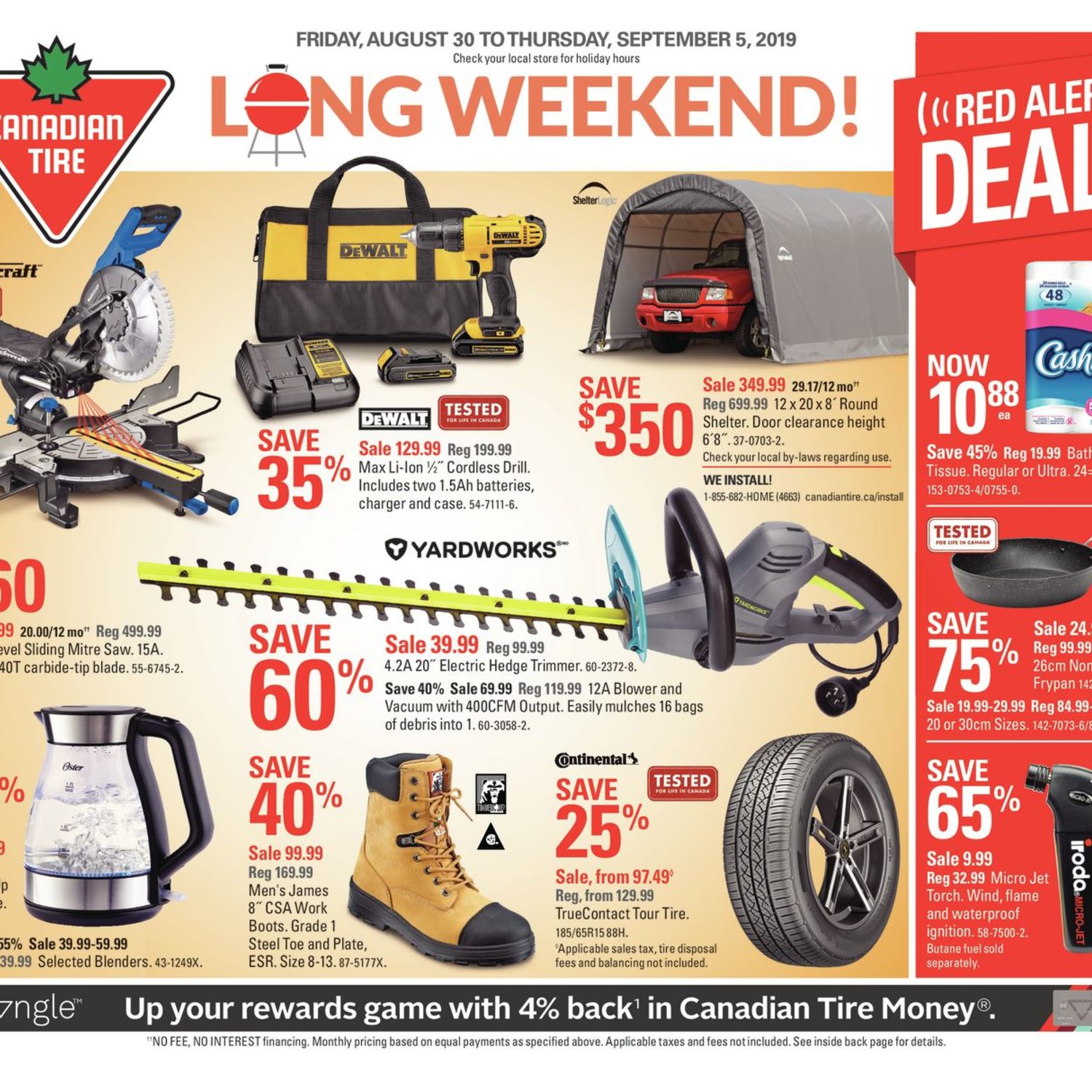 Canadian Tire Weekly Flyer Weekly Long Weekend Aug 30 Sep