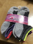 $3 for 6 pairs of S-Sport (By Sketchers) girl socks