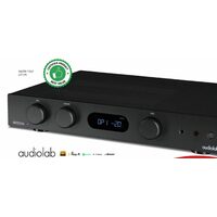 Audiolab Stereo Integrated Amplifier With Bluetooth and Built-In High Performance Dac 