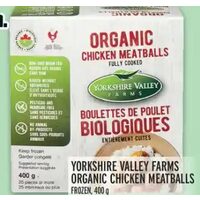 Yorkshire Valley Farms Organic Chicken Meatballs