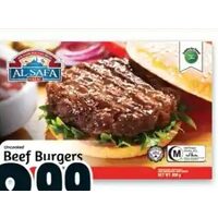 Al Safa Halal Beef Burgers