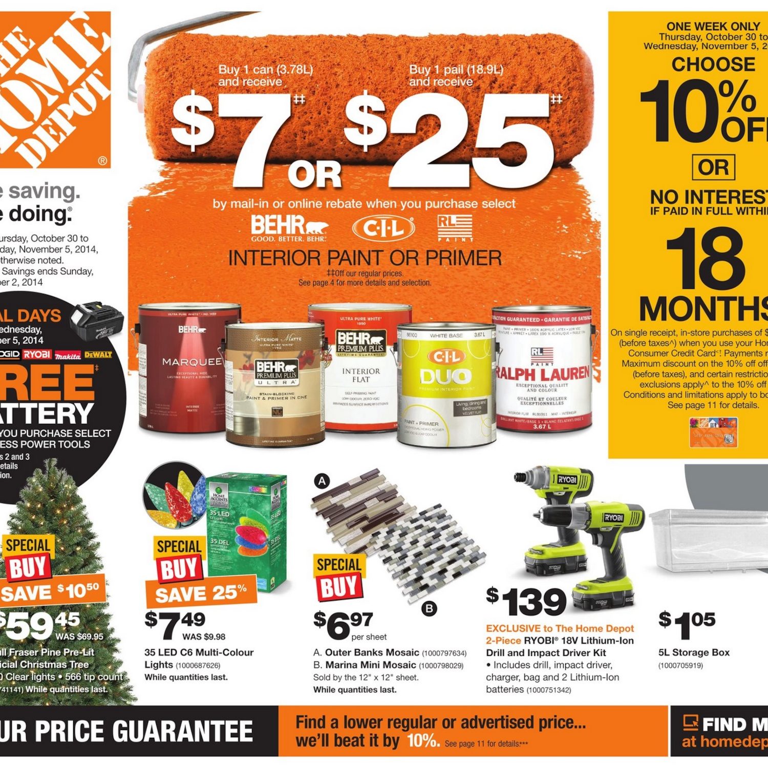 Home Depot Weekly Flyer Weekly Oct 30 – Nov 5 RedFlagDeals
