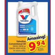 Valvoline® Conventional Oil - $9.94