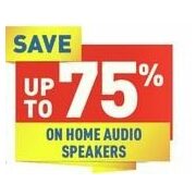 Home Audio Speakers - Up To 75% off