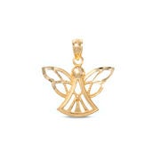 10k Gold Angel Charm Pendant - $67.49 ($22.50 Off)