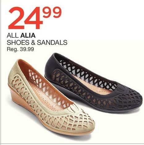 Sears: All Alia Shoes \u0026 Sandals 