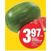 Whole Seedless Watermelon - $3.97