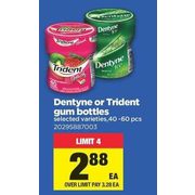 Dentyne or Trident Gum Bottles - $2.88
