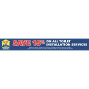 All Toilet Installation Services - 15% off