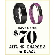Alta HR, Charge 2 & Blaze - Up to $70.00 off