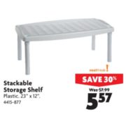 Stackable Storage Shelf - $5.57 (30% off)