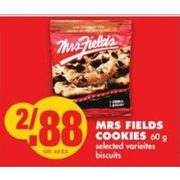 Mrs Fields Cookies - 2/$0.88