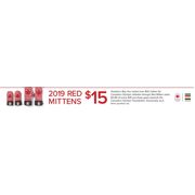 2019 Red Mittens - $15.00