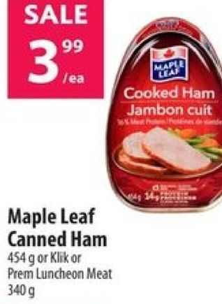 Maple Leaf Jambon cuit - 454 g