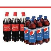 Coca-Cola Or Pepsi Regular Or Diet Or Aquafina  - $3.99