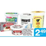 Highland Farms Lactantia Cream Cheese Sealtest Cottage Cheese