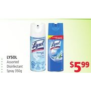 Lysol Disinfectant Spray - $5.99