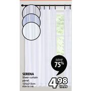Serena Sheer Curtain Panel  - $4.98 (75% off)