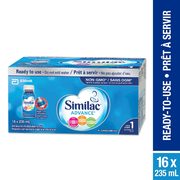 Similac Advance Step 1 Or 2 Ready To Feed Bottles - $39.98/pack