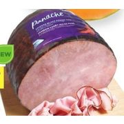 Panache Black Forest Ham or Sensations by Compliments Sugarbush Maple or Old Style Smoked Ham - $2.79/100g