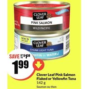 Clover Leaf Pink Salmon Flaked Or Yellowfin Tuna - $1.99 (Up to $1.38 off)