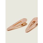 Shiny Hair Barrettes, Pack Of 2 - Addition Elle - $5.59 ($2.40 Off)