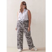 Printed High-waisted Wide Leg Pant - In Every Story - $9.98 ($9.99 Off)