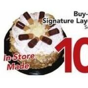 Buy-Low's Own Signature Layered Cakes - $10.98