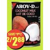 Aroy-D Coconut Milk Canned - 2/$2.88 ($1.05 off)