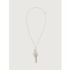 Long Necklace With Leaf, Pearl And Tassel Pendants - In Every Story - $6.80 ($10.19 Off)