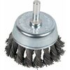 Power Fist 3 in Carbon-Steel Twisted-Wire Cup Brush - $3.99 (60% off)
