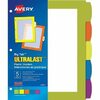 Big Tab UltraLast Plastic Dividers 8.5" x 11", Multicolour - $5.99 (20% off)