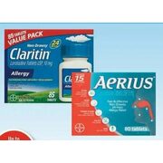 Aerius or Claritin  Allergy Tablets - Up to 15% off