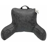 Leatherette Backrest Pillow In Grey - $19.99 ($20.00 Off)