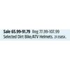 Dirt/Bike/ATV Helmets  - $65.99-$91.79