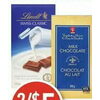 Lindt Swiss Classic or Pc Chocolate Bar - 2/$5.00