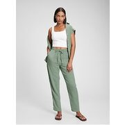 Crinkle Gauze High Rise Pull-on Pants - $69.99 ($29.96 Off)