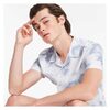 Men's Slim-fit Camp Collar Shirt In Light Blue - $17.94 ($11.06 Off)