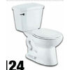 Glacier Bay Premier All-in-One 6LPF Round-Front Toilet - $124.00