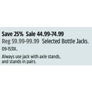 Bottle Jacks  - $44.99-$74.99 (25% off)