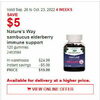 Nature's Way Sambucus Elderberry Immune Support - $19.99 ($5.00 off)