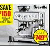 Breville Barista Express 15 Bar Brush Espresso Machine - 2 L - $749.99 ($150.00 off)