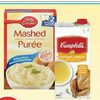 Betty Crocker Mashed Potatoes or Campbell's Broth - $2.89