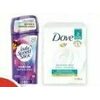 Dove Bar Soap, Speed Stick or Lady Speed Stick Antiperspirant/Deodorant - $3.99