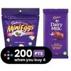 Cadbury Bagged Chocolate or Sharing Bars  - $4.49