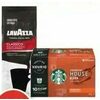 Starbucks, Lavazza Ground Coffee or Starbucks K-Cup Pods - $9.99